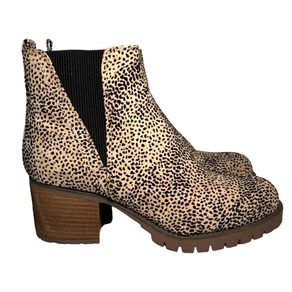 Mia Women's Leopard Print‎ Ankle Boots 10M